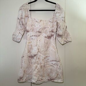 Charlie Holiday Lottie Mini Dress Puff Sleeve